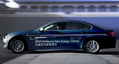 Заряжаемый гибридный автомобиль BMW-Brilliance 5 серии 2011